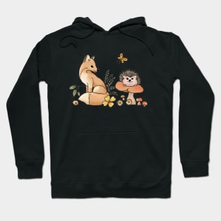 Fuchs und Igel Hoodie